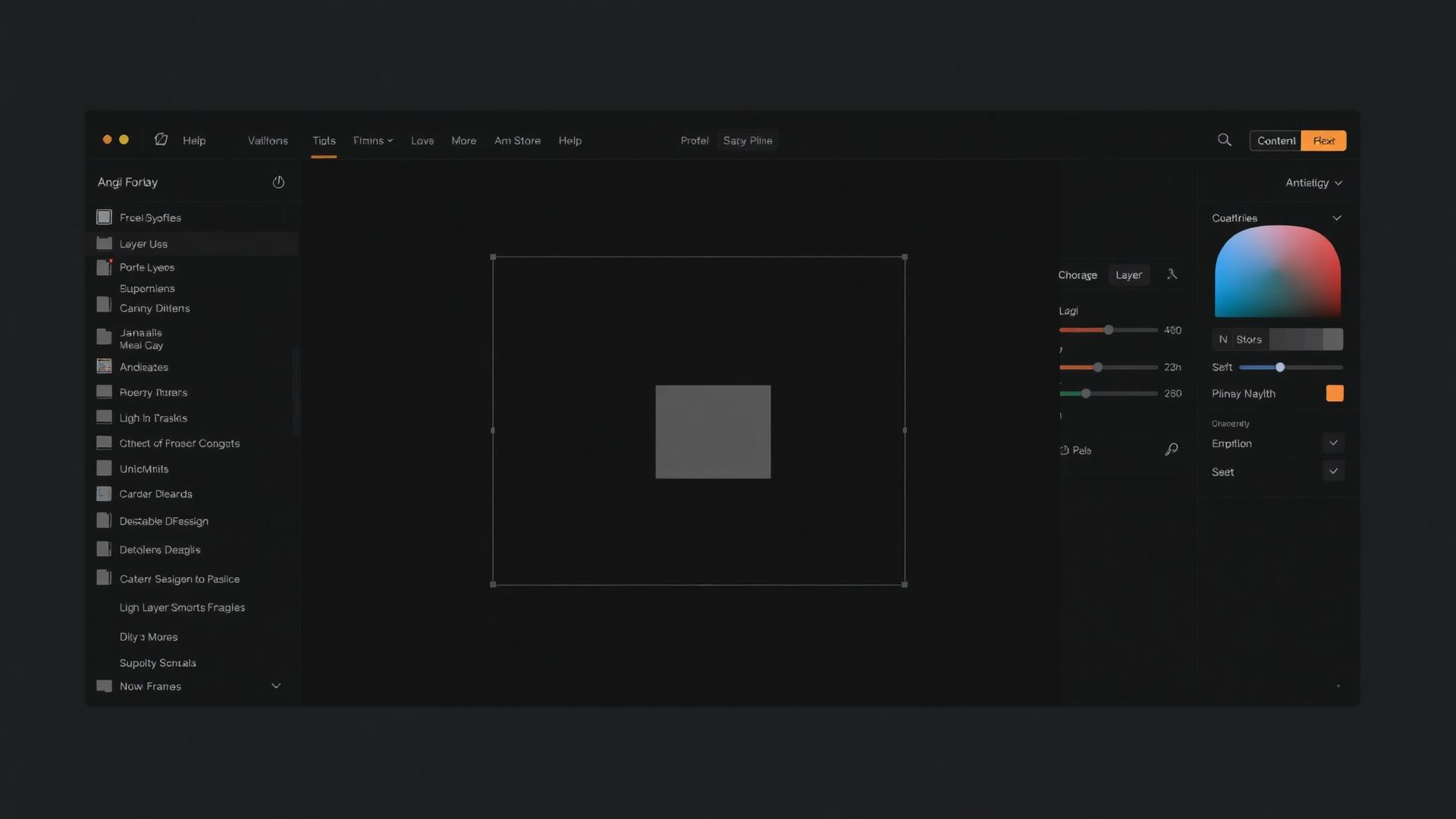 Content editor interface